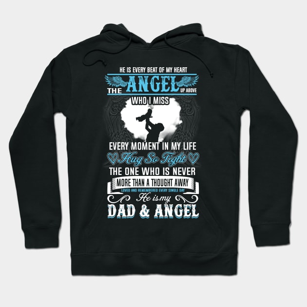 He is my Dad And Angel Hoodie by Emart